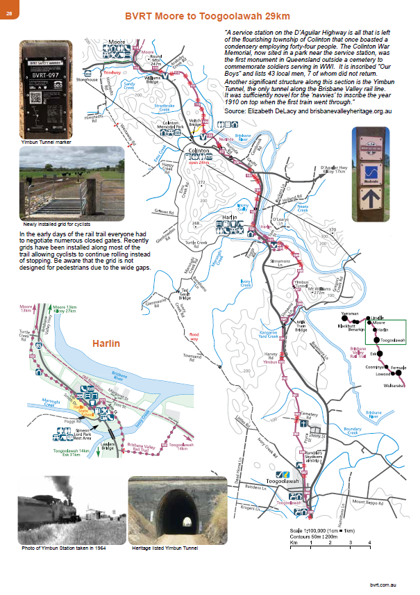 Brisbane Valley Rail Trail (BVRT) Guide Book plus Kilkivan - Kingaroy