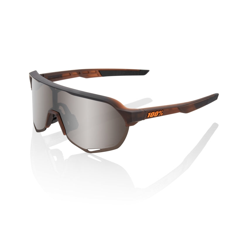S2 MATTE TRANSLUCENT BORWN FADE - HIPER SILVER MIRROR LENS