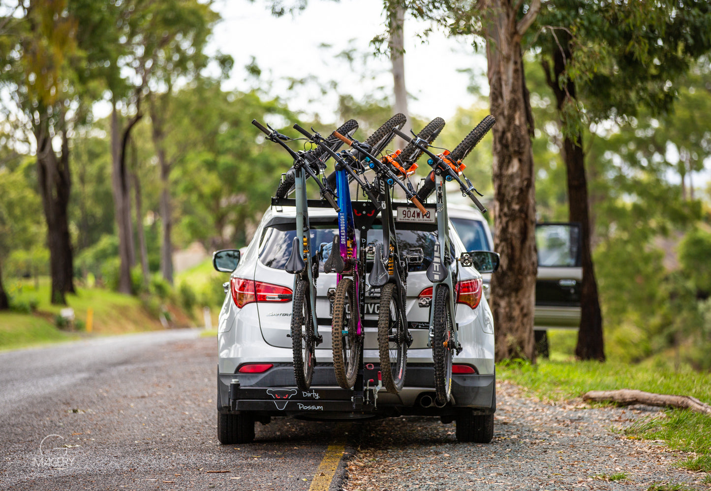 Dirty Possum Vertical Bike Rack