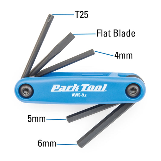 PARK TOOL Hex Torx Wrench Fold AWS-9.2