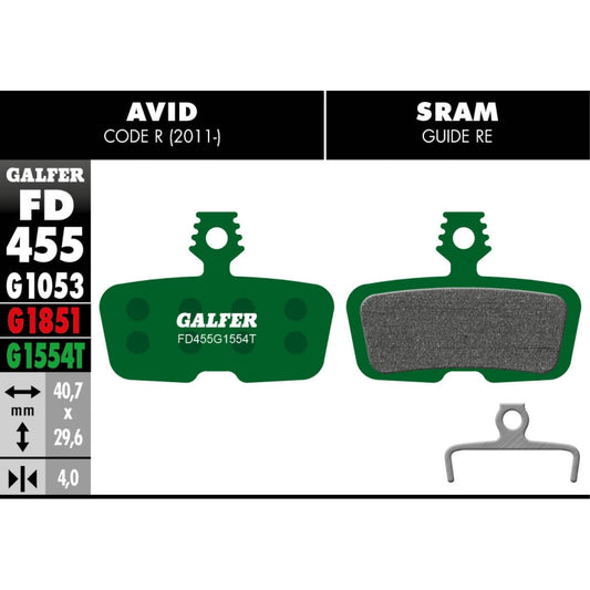 GALFER Brake Pads Pro SRAM Code