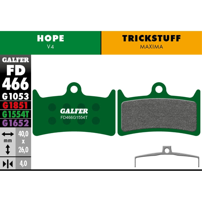 GALFER Brake Pad - Pro - Hope V4