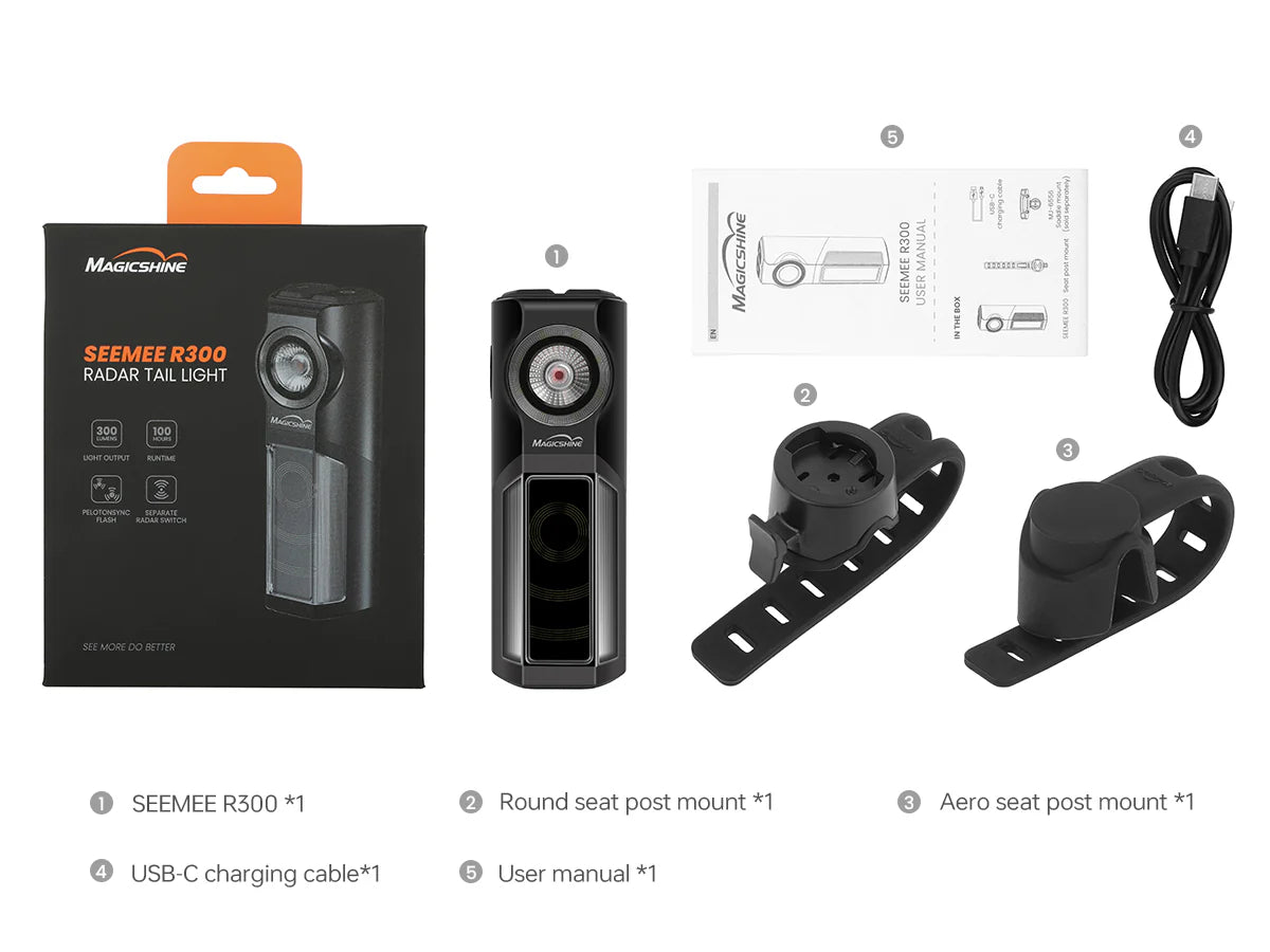 MAGICSHINE Seemee R300 Radar & Rear Light