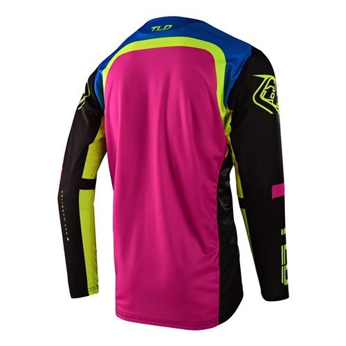 TLD Sprint Jersey LS Fractura Black/Yellow