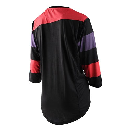 TLD Mischief Womens Jersey 3/4 Sleeve - RUGBY FIRECRACKER