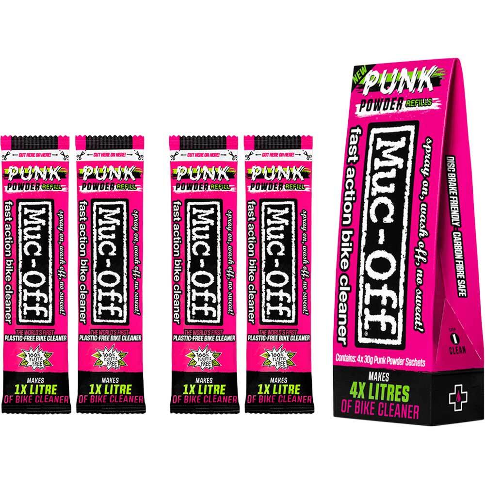 MUC-OFF PUNK POWDER BIKE CLEANER CONCENTRATE 4 PACK